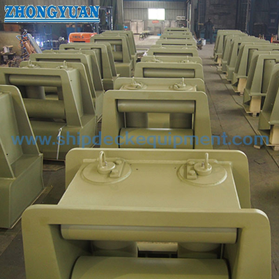 ISO 13733 Type 4R 4 Rollers Universal Fairleads พร้อมอุปกรณ์ลากจูงบนเรือลูกกลิ้ง