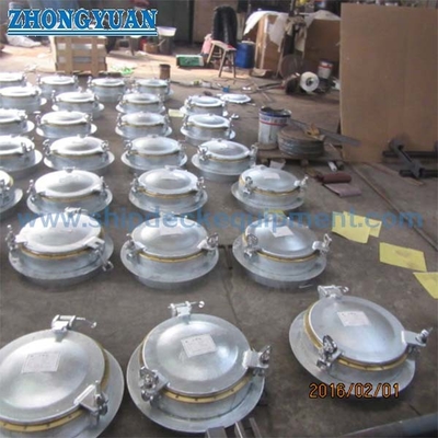 Scuttle ด้านข้างแบบเกลียวพร้อม Storm Cover Marine Outfitting
