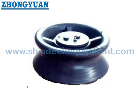 ISO 13755 ประเภท A หล่อเหล็กลูกกลิ้งเดี่ยว Fairlead ไม่มีฝาครอบกันฝุ่นอุปกรณ์จอดเรือ