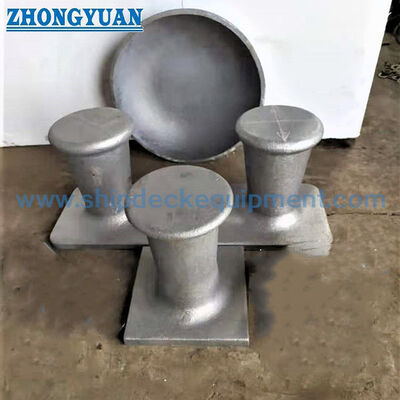 ASTM A27-70-36 เหล็กหล่อ 8 "10" Double Bitt ไม่มีแตรอุปกรณ์จอดเรือ