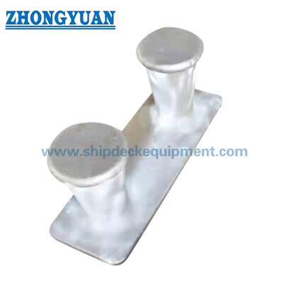 ASTM A27-70-36 เหล็กหล่อ 8 "10" Double Bitt ไม่มีแตรอุปกรณ์จอดเรือ