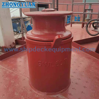 DIN 81907 แบบฟอร์ม A Casting Roller Pedestal Roller Fairleads