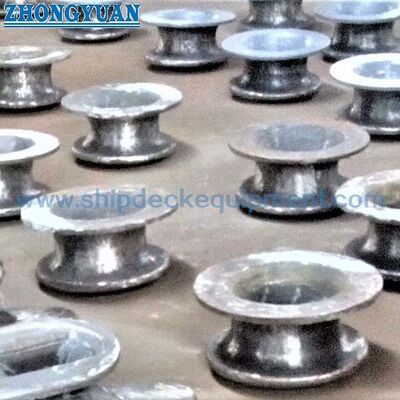 เหล็กหล่อ 6" 8" 10" Marine Button Chock ASTM A27-70-36 Ship Mooring Equipment