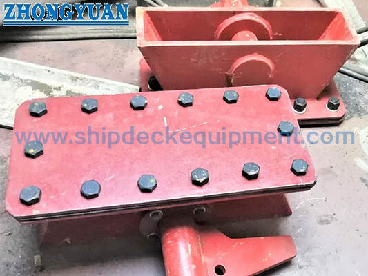 JIS F 2025 B ประเภทเรือคงที่ Anchor Chain Cable Clenches Ship Mooring Equipment