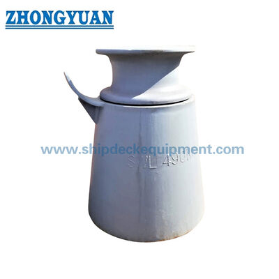 ISO 13776 Deck Stand Pedestal Roller Fairlead แผนการเชือกม้วนลําเดียวสําหรับการจอดและลากเรือ