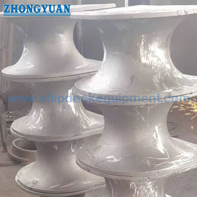 JIS F 2030 Type A Single Point Mooring Chock | รางนำเชือกแบบวงรีสำหรับกาบเรือ