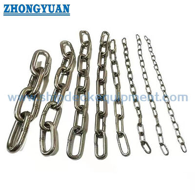 304/316 สแตนเลส Open Link Anchor Chain 5 หมื่น 20 มม สําหรับลอยเรือ