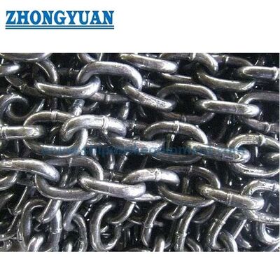 โซ่ทุ่นลอย MIL-C-22521C แบบห่วงเปิดสำหรับทอดสมอของหน่วยยามฝั่ง | โซ่เชื่อมแบบไม่มีแกน ขนาด 13–48 มม.