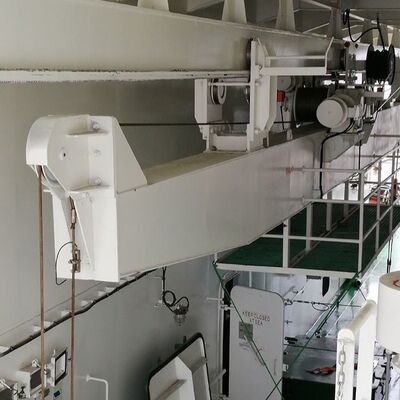 2 5T Twin-Hook กระบะขวาง เดินทาง monorail การจัดสรรเครน