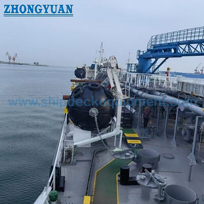 2.516T ไฮดรอลิก แฟนเดอร์เครน แฟนเดอร์ยาง Davit สําหรับอุปกรณ์เรือ
