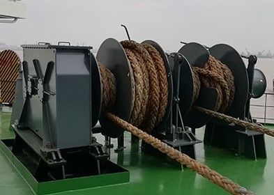 5-800KN เครื่องลากลากไฟฟ้าแบบกลองเดียว พร้อมอุปกรณ์คานเรือหัวบิด