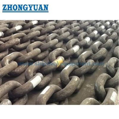 Flash Butt Welded Offshore Mooring Chain สำหรับโซ่สมอแพลตฟอร์มน้ำมันนอกชายฝั่ง