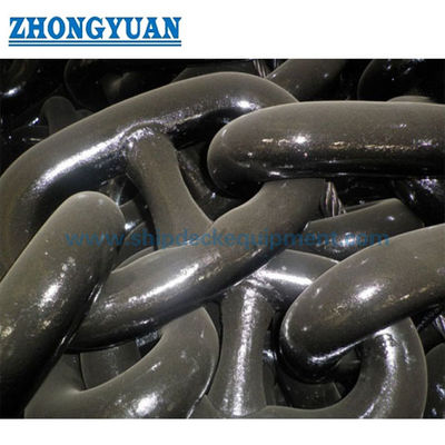 การอนุมัติระดับ U1 U2 U3 Flash Butt Welded Stud Link Marine Anchor Chain