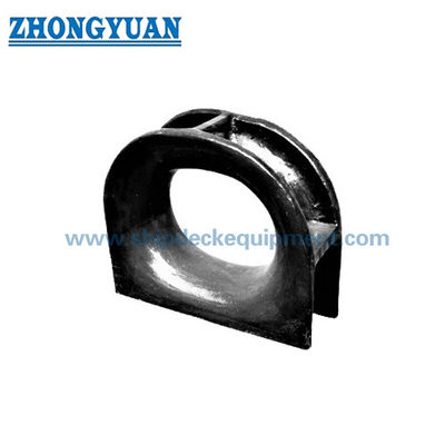 JIS F 2005-1975 เหล็กหล่อแบบติดบนดาดฟ้าประเภทปิดเรือจอดเรือ Chock Ship Mooring Equipment