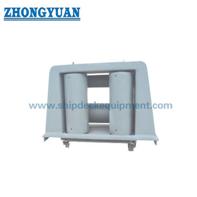 JIS F 2026 Type A Four Tube Roller Universal Fairleads พร้อมลูกกลิ้งแนวนอนอุปกรณ์จอดเรือ