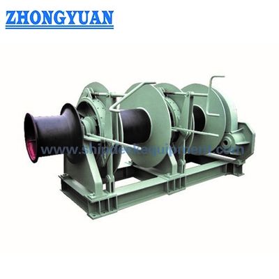 ไฮดรอลิกไฟฟ้าการจอด winch กลองคู่ปลายการบิดเดียว