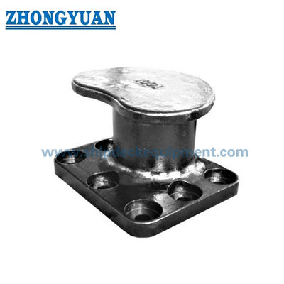 เหล็กหล่อ Bolted Anchorage Dock Bollard Kidney Bollard Ship Mooring Equipment