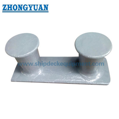 ASTM A27-70-36 เหล็กหล่อ 8 "10" Double Bitt ไม่มีแตรอุปกรณ์จอดเรือ