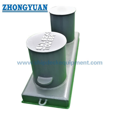 เสาเหล็กเชื่อม ISO 13795 Type B พร้อมอุปกรณ์ลากจูงเรือฐานกว้าง