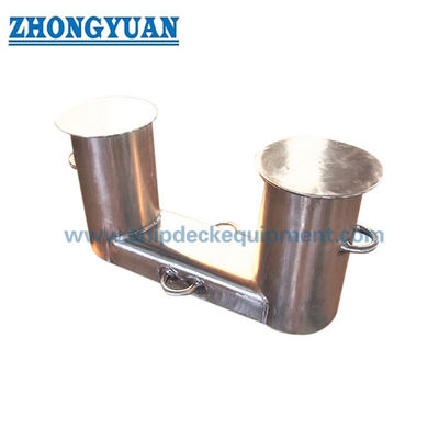 DIN 82607: 1995-1 สแตนเลสสตีล Double Bitt Bollard Ship Towing Equipment