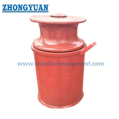 DIN 81907 แบบฟอร์ม A Casting Roller Pedestal Roller Fairleads
