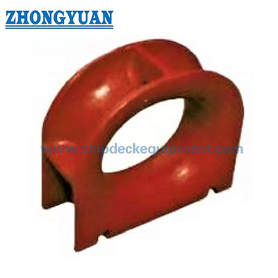 ISO 13713 ประเภท A หล่อเหล็กดาดฟ้าติด Mooring Chock Ship อุปกรณ์ลากจูง