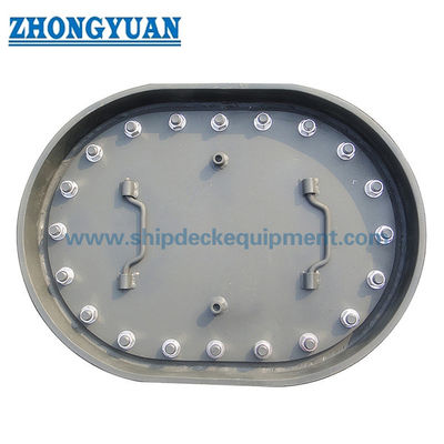 ISO 5894 Type DO Multi Bolts Manhole พร้อมฝาปิดด้านบนปิดภาคเรียน Marine Outfitting