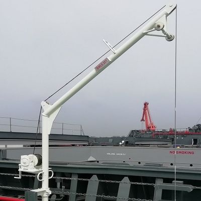 เครื่องกำจัดขยะแบบเคลื่อนย้ายได้ 0.2–0.8T Davit | อุปกรณ์ยกสินค้าดาดฟ้าเรือ