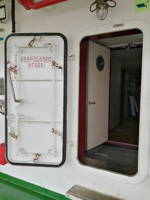 Single Lever Quick Action บานพับเหล็ก Weathertight Door Marine Outfitting