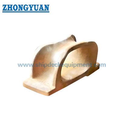 หล่อเหล็กปิด Chock วัสดุ ASTM A27-70-36 Ship Mooring Equipment