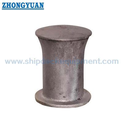 เหล็กหล่อ Single Bitt Bollard ASTM A27-70-36 Ship Mooring Equipment