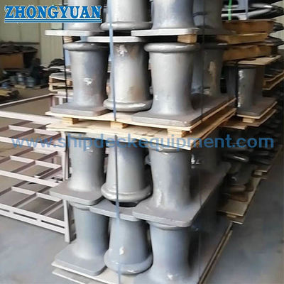 เหล็กหล่อ Heavy Double Bitt Bollard ASTM A27-70-36 Ship Mooring Equipment