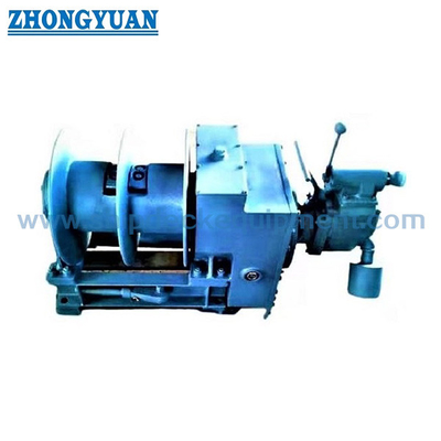 เรือ อลูมิเนียม นักบินบันได Winch ISO 7364 แบ่ง Drum พนูเมติกมอเตอร์ขับเคลื่อน