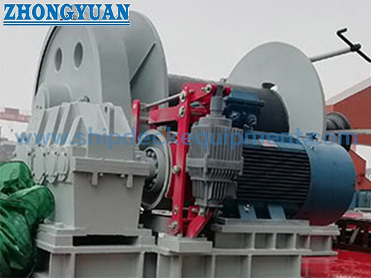 เครื่องยนต์ไดเซลที่ขับเคลื่อน Anchor Winch กับ Drum เดี่ยว