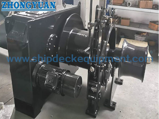 5-800KN เครื่องลากลากไฟฟ้าแบบกลองเดียว พร้อมอุปกรณ์คานเรือหัวบิด