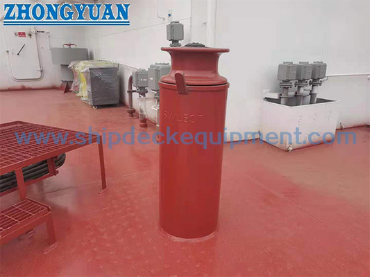DIN 81907 แบบฟอร์ม A Casting Roller Pedestal Roller Fairleads