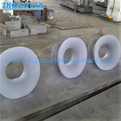 NS 2587 Type A Bulwark Mounted Steel Plate ประดิษฐ์อุปกรณ์เชื่อม Chock Ship Mooring