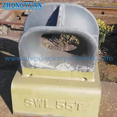 CB 34-76 Type B Bulwark Bolted Casting Steel Mooring Chock Ship อุปกรณ์จอดเรือ