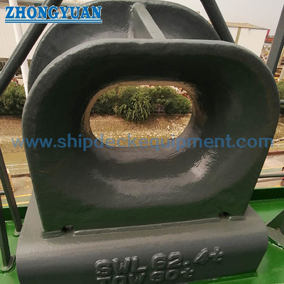 CB 34 Type A Bulwark Welded Casting Steel Mooring Chock Ship อุปกรณ์จอดเรือ