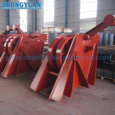 JIS F 2015 เหล็กหล่อชนิดแท่งเรือ Anchor Chain Stopper Ship Mooring Equipment