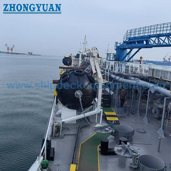 2.516T ไฮดรอลิก แฟนเดอร์เครน แฟนเดอร์ยาง Davit สําหรับอุปกรณ์เรือ