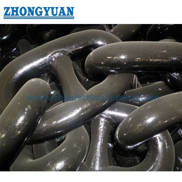 การอนุมัติระดับ U1 U2 U3 Flash Butt Welded Stud Link Marine Anchor Chain