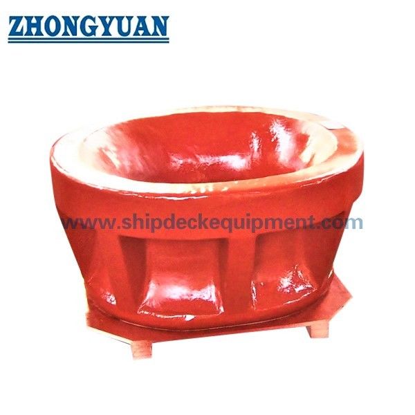 JIS F 2030 Bulwark Mounted Chock สำหรับอุปกรณ์ลากจูงเรือจุดเดียว