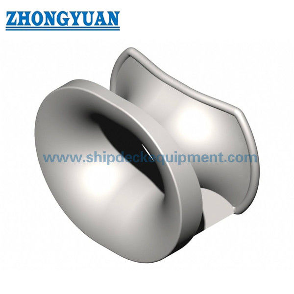 DIN 81915 แบบฟอร์ม A เหล็กหล่อ Bulwark Mounted Mooring Chock Ship Towing Equipment