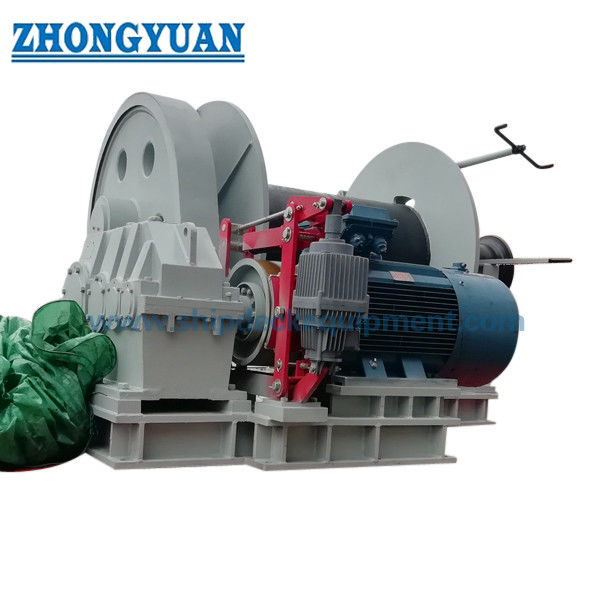 5-800KN เครื่องลากลากไฟฟ้าแบบกลองเดียว พร้อมอุปกรณ์คานเรือหัวบิด