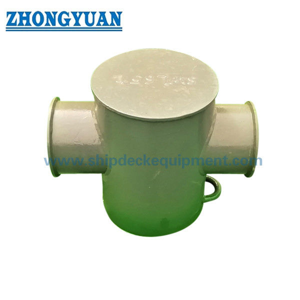 ISO 13797 แผ่นประดิษฐ์ท่อเชื่อม Mooring Towing Cruciform Bollards อุปกรณ์ลากเรือ