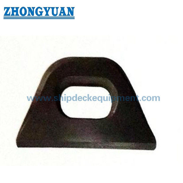 JIS F 3410 Type A & B เหล็กอ่อนปลอมเหล็กวงรี Eyeplate Ship Mooring Equipment