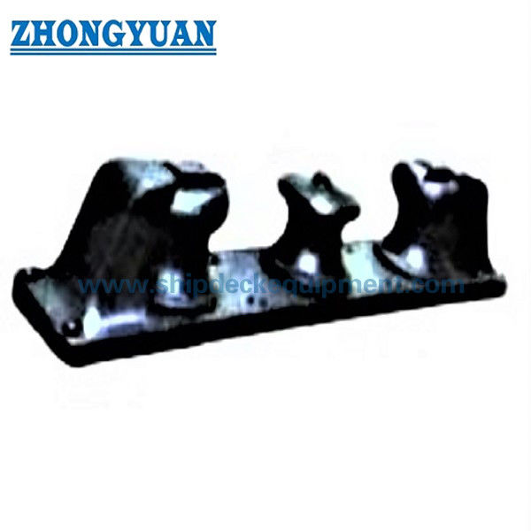 CB39 Type C เหล็กหล่อเหล็กหล่อ 3 ลูกกลิ้ง Fairlead Ship Mooring Equipment