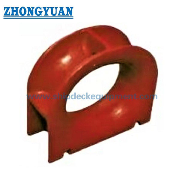ISO 13713 ประเภท A หล่อเหล็กดาดฟ้าติด Mooring Chock Ship อุปกรณ์ลากจูง