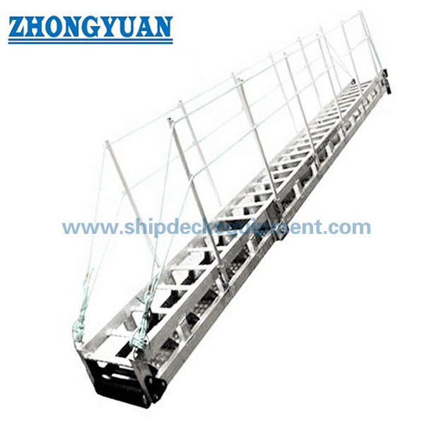 ISO7061 ประเภท B อลูมิเนียม Shore Passway With Anti Slip Steps อุปกรณ์เรือ